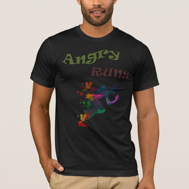 Angry Runs T-Shirt (Vorderseite)