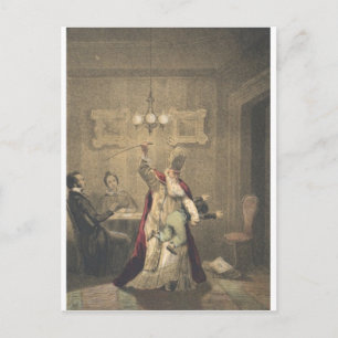 Angry Santa Feiertagspostkarte