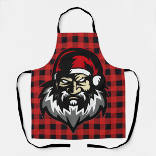 Angry Santa Middle Finger Schürze