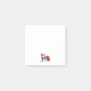 Angry Santa white Notizblöcke Post-it Klebezettel
