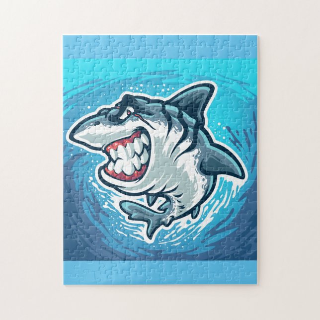 Angry Shark Puzzle (Vertikal)