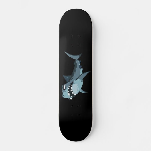 ANGRY SHARK SKATEBOARD (Vorderseite)