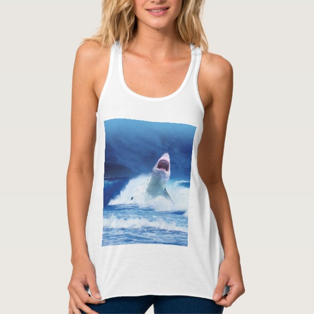 Angry SHARK T - Shirt (Vorderseite)