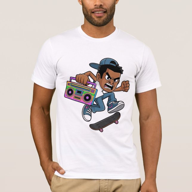 Angry Skater T-Shirt (Vorderseite)