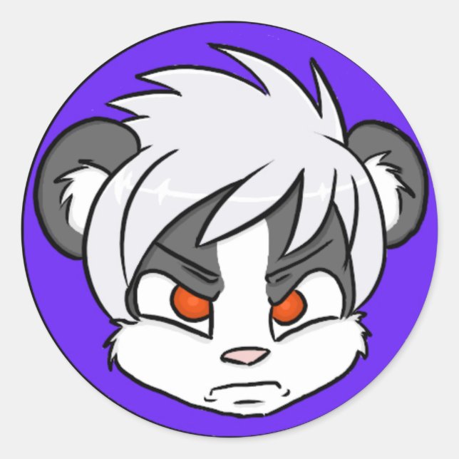 Angry Skunk Stickers (Vorderseite)