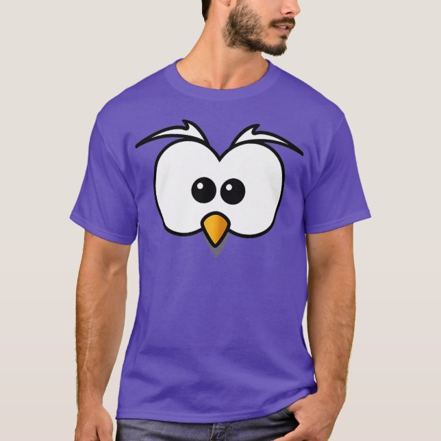 Angry Sneaky Bird Eyes Premium T-Shirt (Vorderseite)