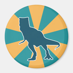 Angry T-rex Dinosaurier farbiger Cartoon Magnet