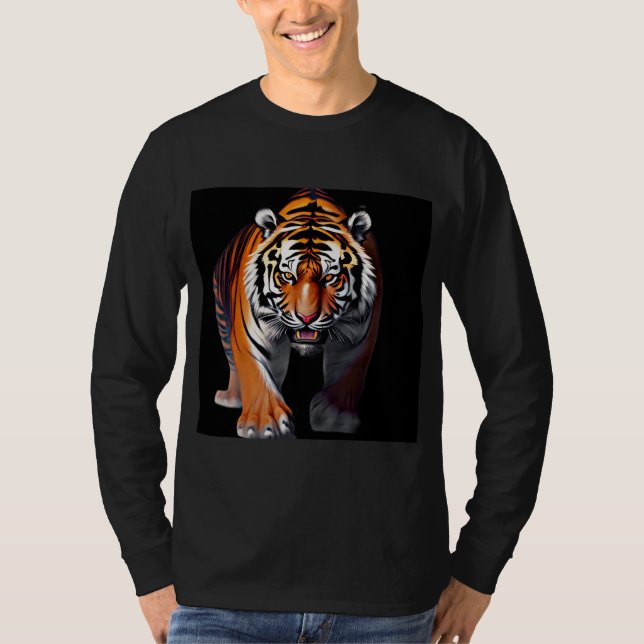 Angry-Tiger T-Shirt (Vorderseite)