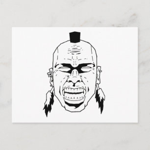 Angry Tooth Postkarte