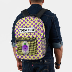 Angry Turnip von Kenneth Yoncich Bedruckter Rucksack