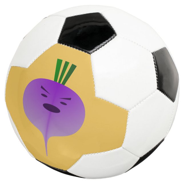 Angry Turnip von Kenneth Yoncich Fußball (Dreiviertel)