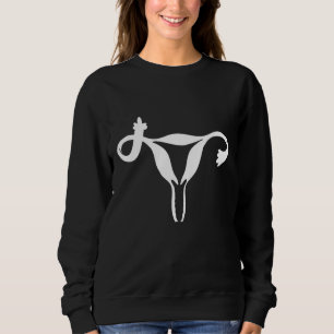 Angry Uterus Pro Choice Image Protect Reproduktiv Sweatshirt