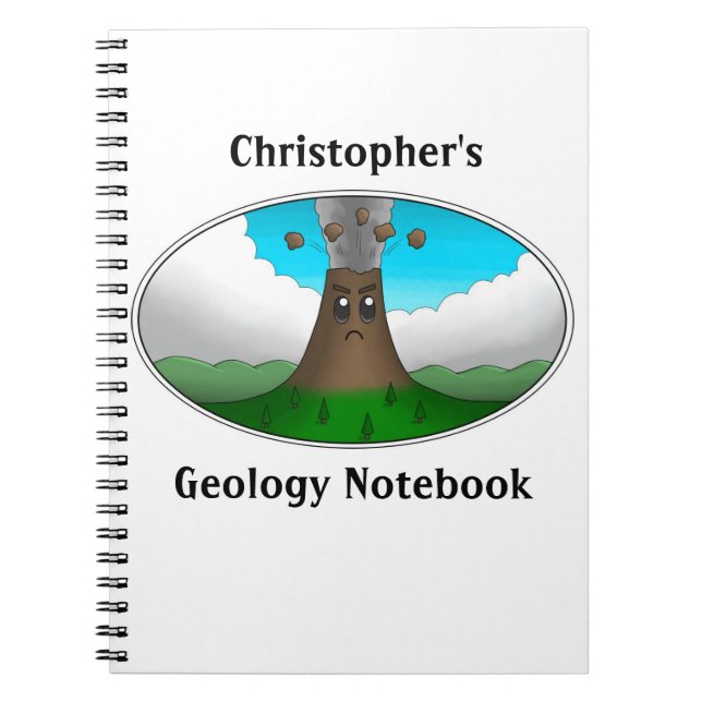 Angry Volcano Notizblock (Vorderseite)