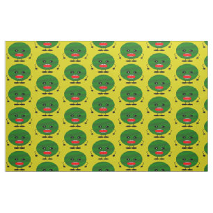 Angry Watermelon von Kenneth Yoncich Stoff