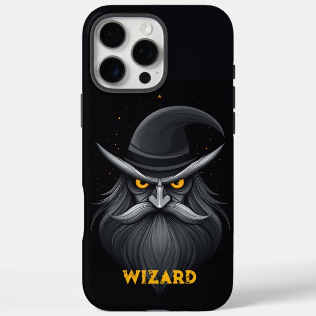 Angry Wizard Black Case-Mate iPhone Hülle (Rückseite)