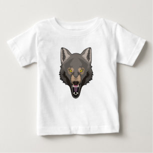 Angry Wolf Baby T-shirt