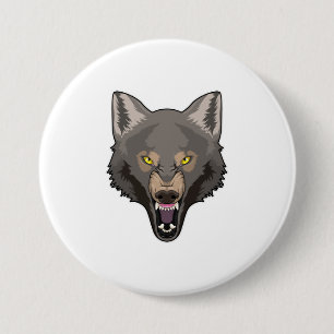 Angry Wolf Button