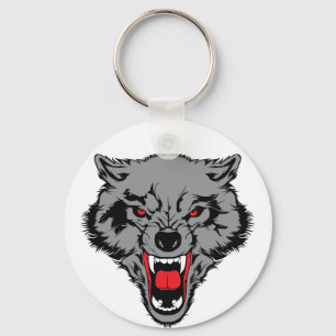 Angry Wolf Schlüsselanhänger