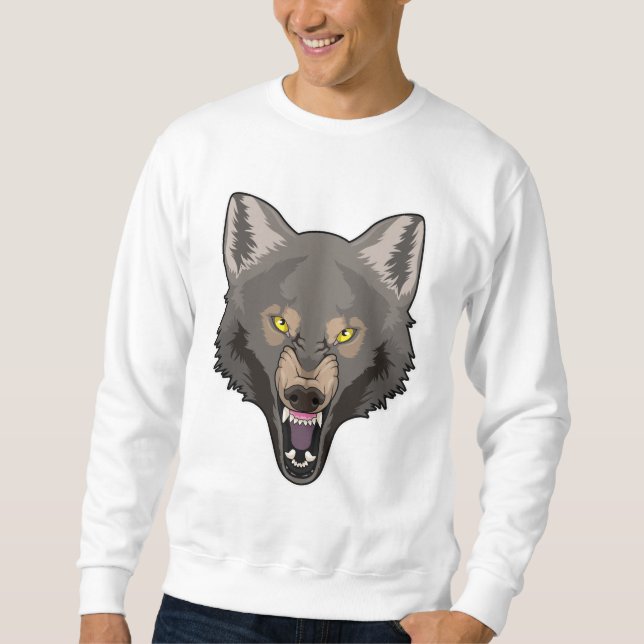 Angry Wolf Sweatshirt (Vorderseite)