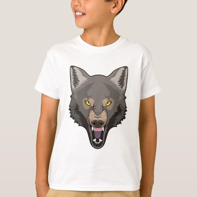 Angry Wolf T-Shirt (Vorderseite)