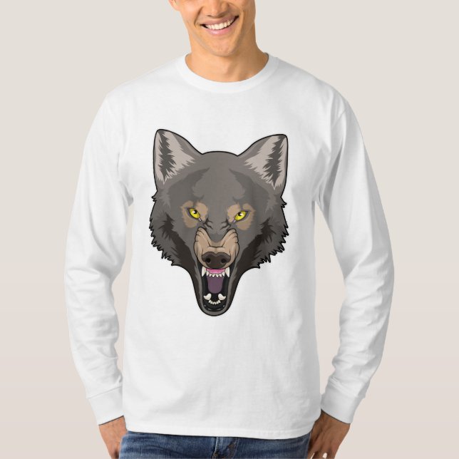 Angry Wolf T-Shirt (Vorderseite)