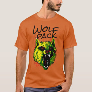 Angry Wolf Wolf Pack Wild Animal T-Shirt