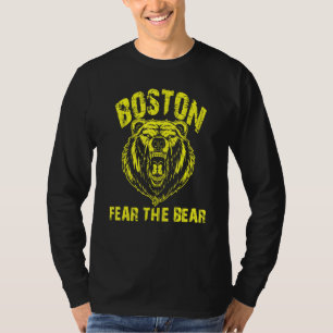 Angst, der Bärenhockey sei auf Boston Bruin Wild a T-Shirt