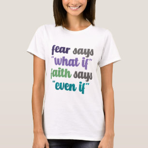 Angst gegen den Glaubenssatz T - Shirt