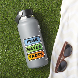 Angst hasst Fakten 12-Schritte-Recovery-Slogan Aufkleber