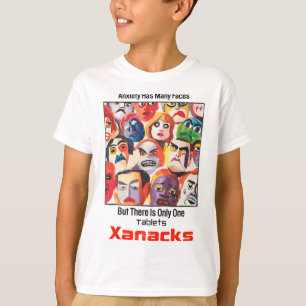 Angst hat viele Gesichter 90er Vintage Xanacks Men T-Shirt