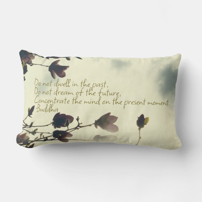 Angst Inspiration aus dem Buddha Lendenkissen (Vorderseite)