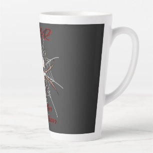 Angst ist eine Illusion - gruselige Schädelspinne Milchtasse