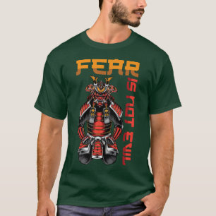 Angst ist nicht böse Anime Ninjas Katanas Samurais T-Shirt