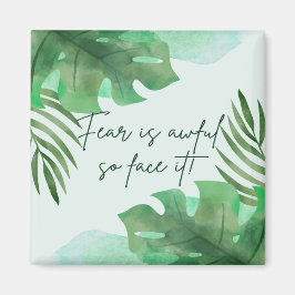 Angst ist so furchtbar, es zu Gesicht! Magnet