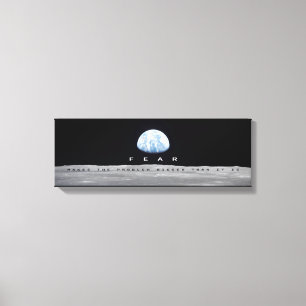 "ANGST" LEINWANDDRUCK