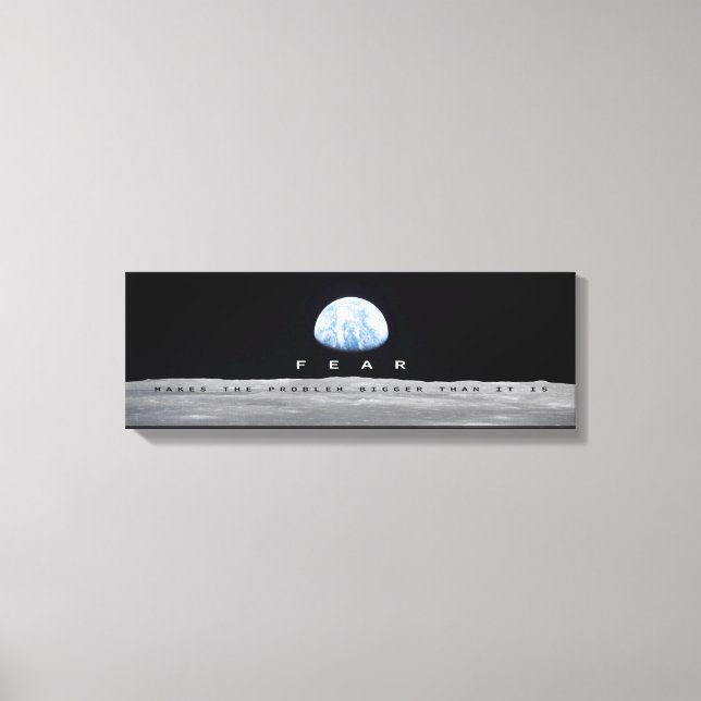 "ANGST" LEINWANDDRUCK (Vorderseite)