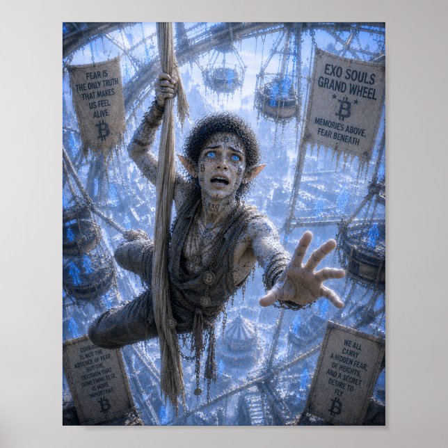 Angst / Luftakrobatik / Riesenrad Poster (Vorne)