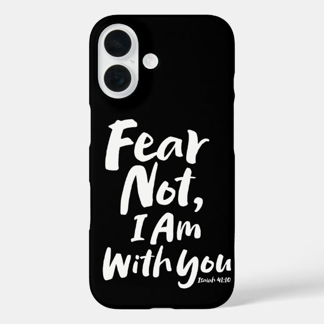 ANGST NICHT, BIN ich bei dir - Religiöse Hoffnung  Case-Mate iPhone Hülle (Rückseite)