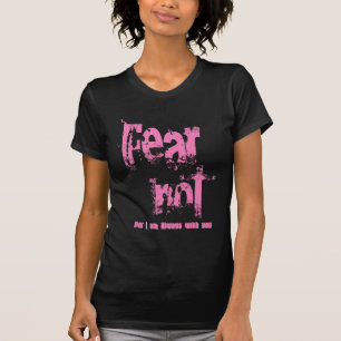 Angst nicht Christlich rosa Grunge T-Shirt