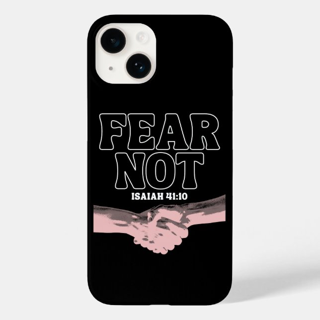 Angst nicht - Isaiah 41:10 Case-Mate iPhone Hülle (Rückseite)