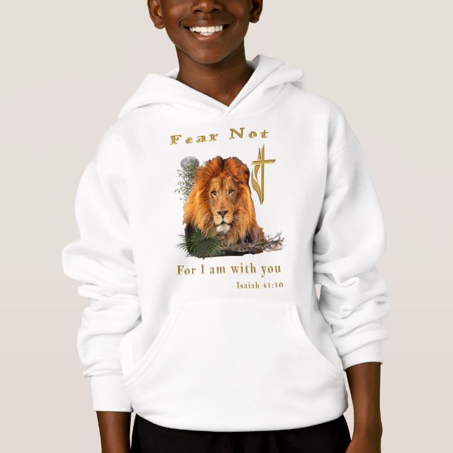 Angst nicht Isaiah 41:10 Hoodie (Vorderseite)