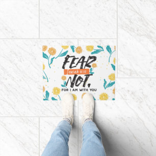Angst nicht Isaiah Bible Verse Inspiration Design Fußmatte
