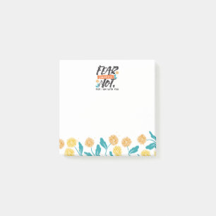 Angst nicht Isaiah Bible Verse Inspiration Design Post-it Klebezettel