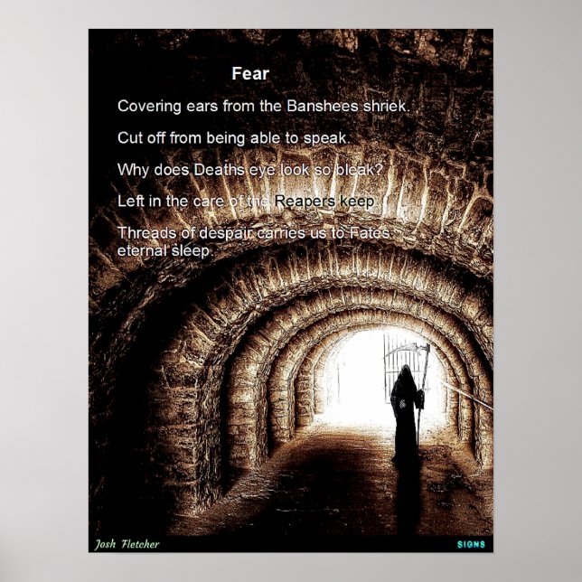 Angst Poster (Vorne)