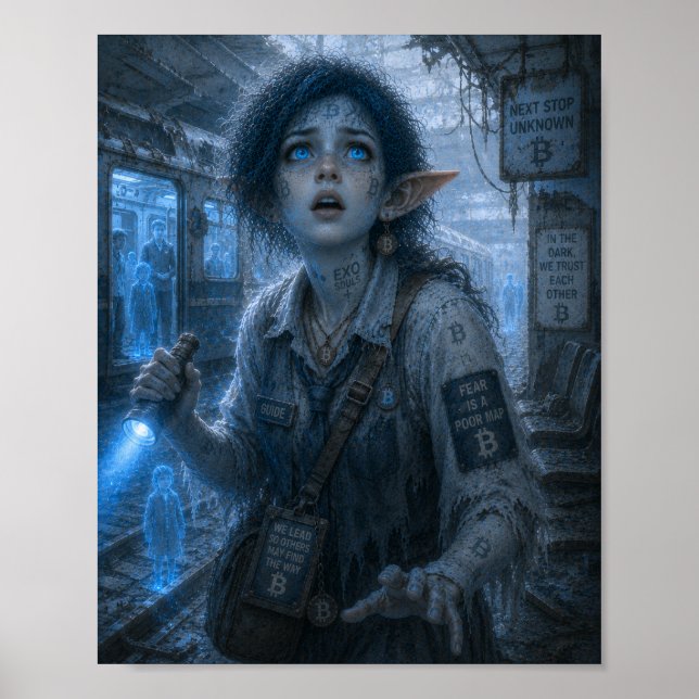 Angst / Schaffner / U-Bahn Poster (Vorne)