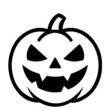 Angst trägt ein Lächeln