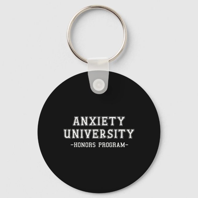 Angst Universitäts-Ehrenprogramm Schlüsselanhänger (Vorderseite)