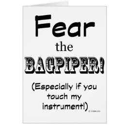 Angst vor Bagpiper