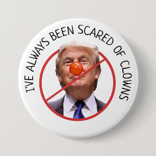 Angst vor Clowns Anti Donald Trump Button
