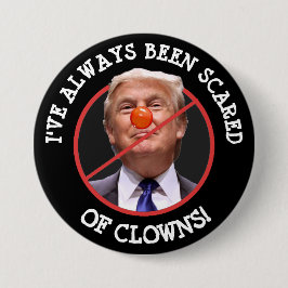 Angst vor Clowns Anti Donald Trump Shirt Button